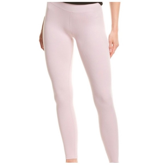 Spiritual Gangster Sculpt Love Seamless 7/8 Ribbed Light Pink Leggings- Size M/L - Picture 1 of 5